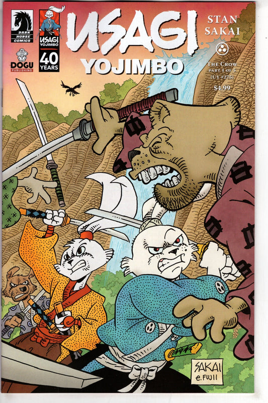 DARK HORSE COMICS COMIC BOOK USAGI YOJIMBO CROW #1 CVR A SAKAI