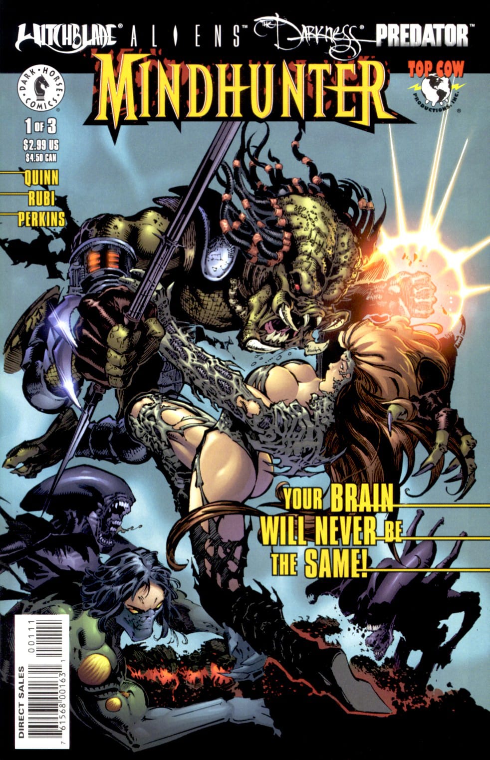 Dark Horse Comics COMIC BOOK Witchblade/Aliens/The Darkness/Predator #1 - CVR A (VF/NM)