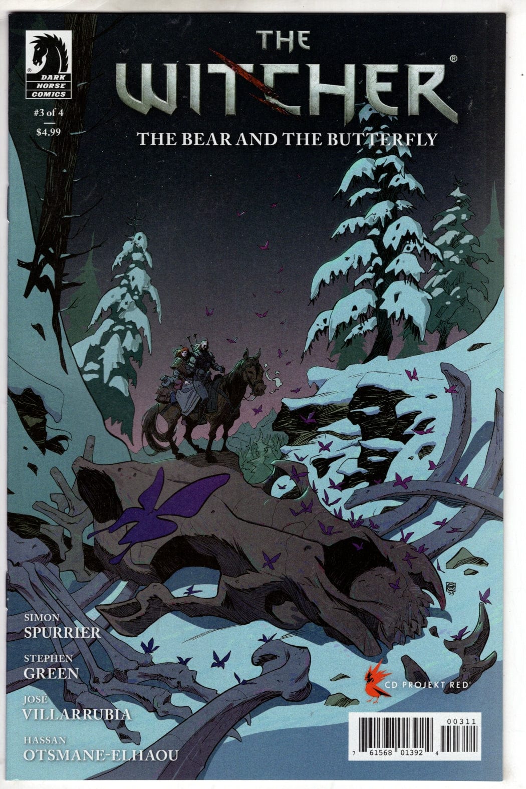 Dark Horse Comics NEW LAST WEEK The Witcher: The Bear and the Butterfly #3 (CVR A) (Stephen Green)