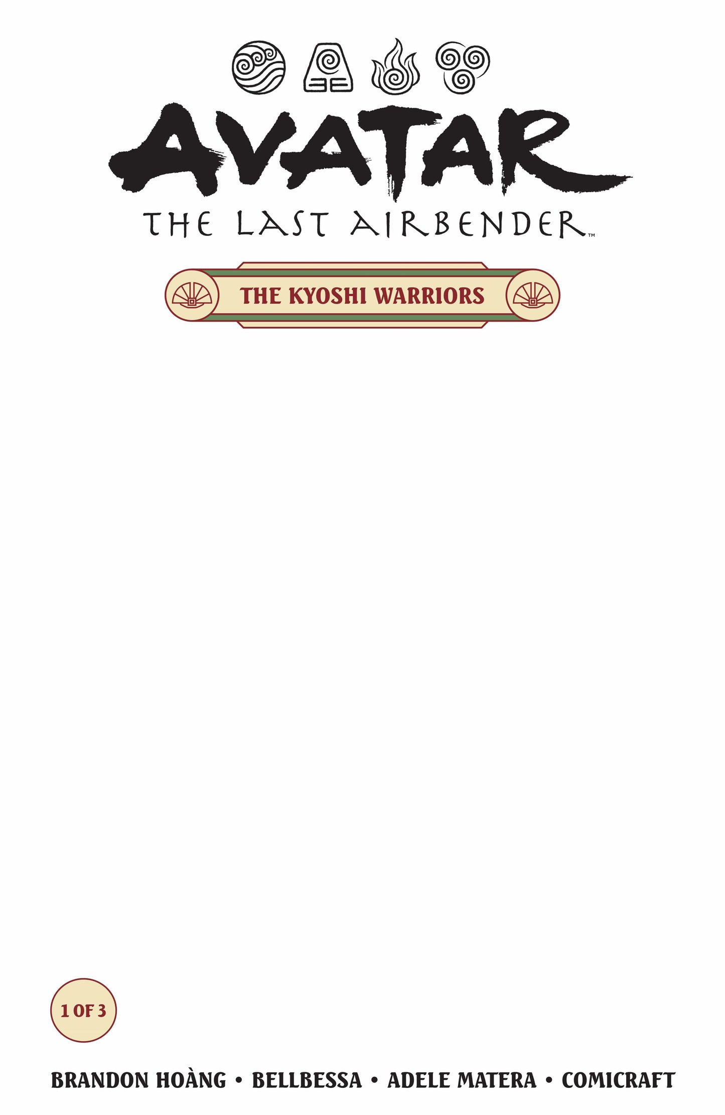 Dark Horse Comics NEW THIS WEEK Avatar: The Last Airbender--The Kyoshi Warriors #1 (CVR B) (Blank cover) (VF/NM)