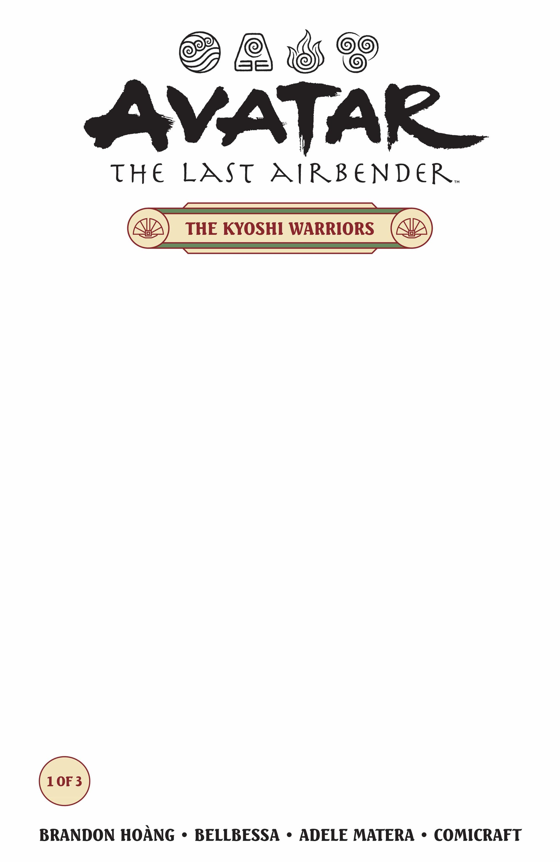 Dark Horse Comics NEW THIS WEEK Avatar: The Last Airbender--The Kyoshi Warriors #1 (CVR B) (Blank cover) (VF/NM)