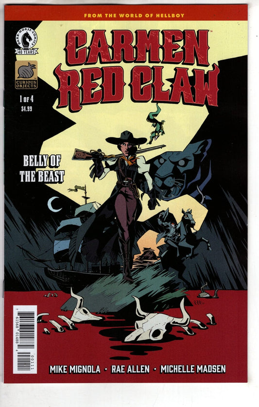 Dark Horse Comics NEW THIS WEEK Carmen Red Claw: Belly of the Beast #1 (CVR A) (Rae Allen) (VF/NM)