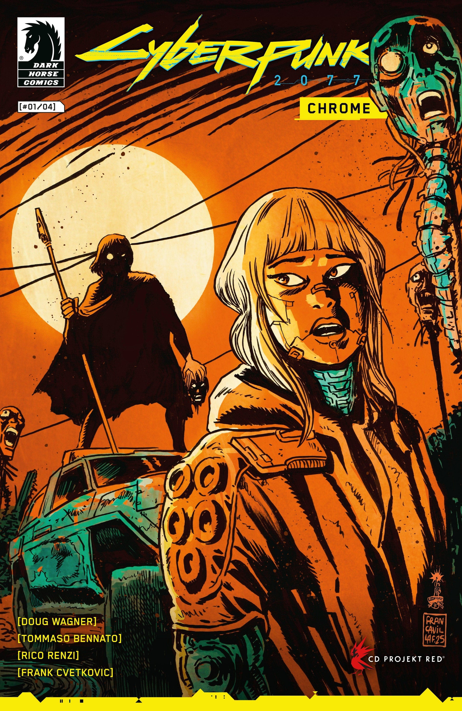 Dark Horse Comics NEW THIS WEEK Cyberpunk 2077: Chrome #1 (CVR D) (Francesco Francavilla) (VF/NM)