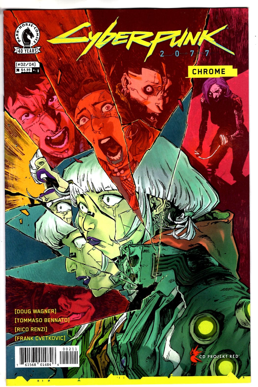 Dark Horse Comics NEW THIS WEEK Cyberpunk 2077: Chrome #2 (CVR A) (Tommaso Bennato) (VF/NM)