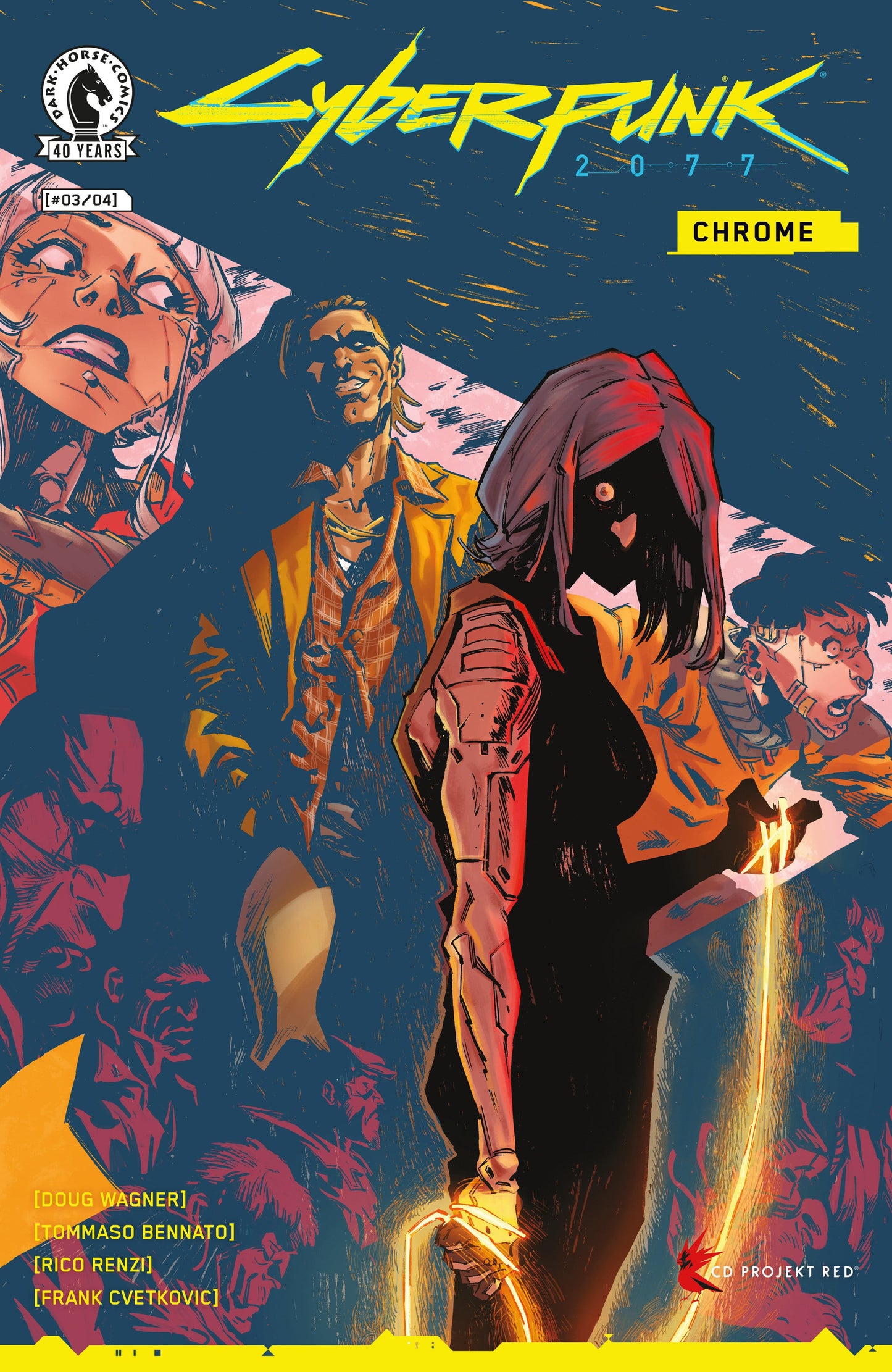 Dark Horse Comics NEW THIS WEEK Cyberpunk 2077: Chrome #3 (CVR A) (Tommaso Bennato) (VF/NM)