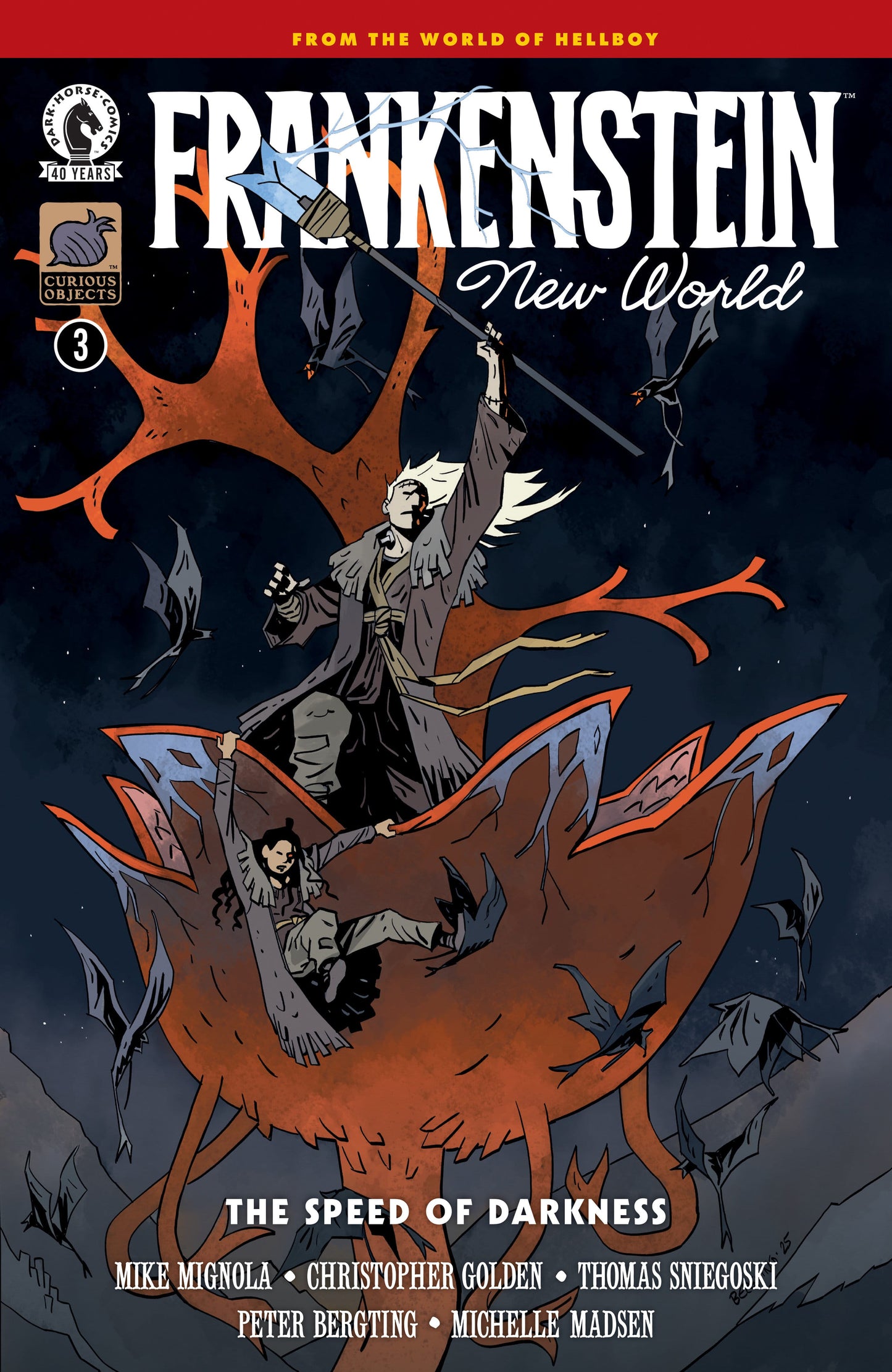 Dark Horse Comics NEW THIS WEEK Frankenstein: New World--The Speed of Darkness #3 (CVR A) (Peter Bergting) (VF/NM)