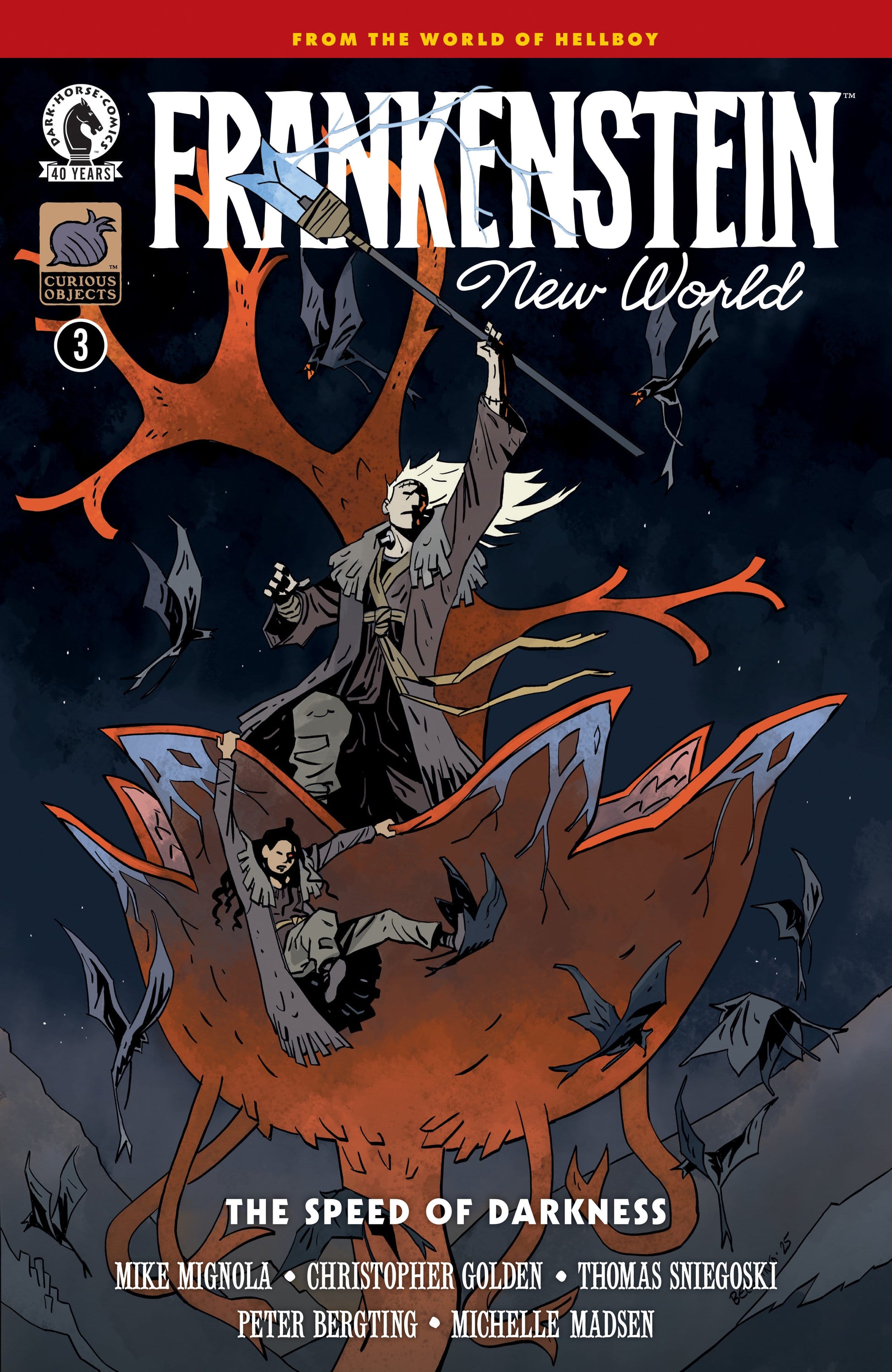 Dark Horse Comics NEW THIS WEEK Frankenstein: New World--The Speed of Darkness #3 (CVR A) (Peter Bergting) (VF/NM)