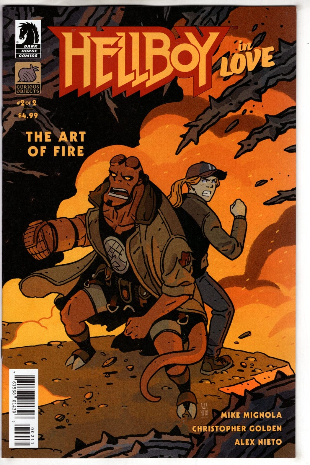 Dark Horse Comics NEW THIS WEEK Hellboy in Love: The Art of Fire #2 (CVR A) (Alex Nieto)
