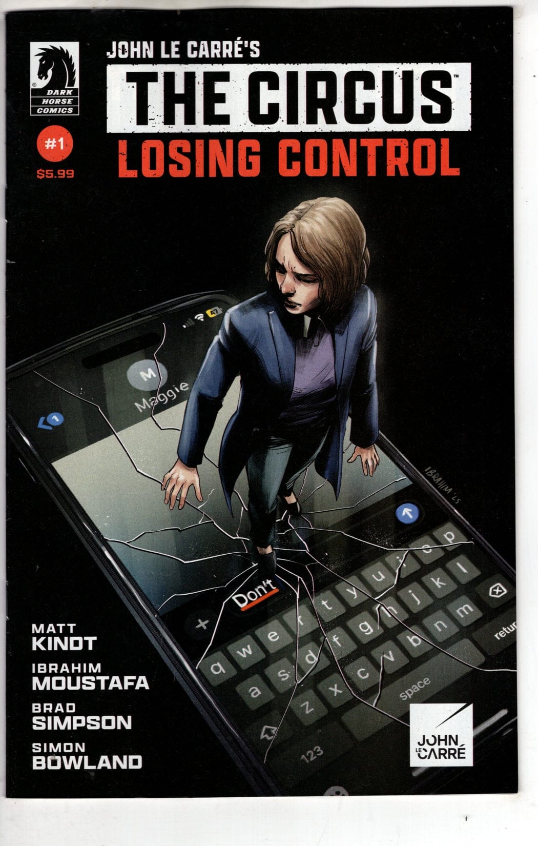 Dark Horse Comics NEW THIS WEEK John Le Carré's: The Circus-Losing Control #1 CVR A  [VF/NM]