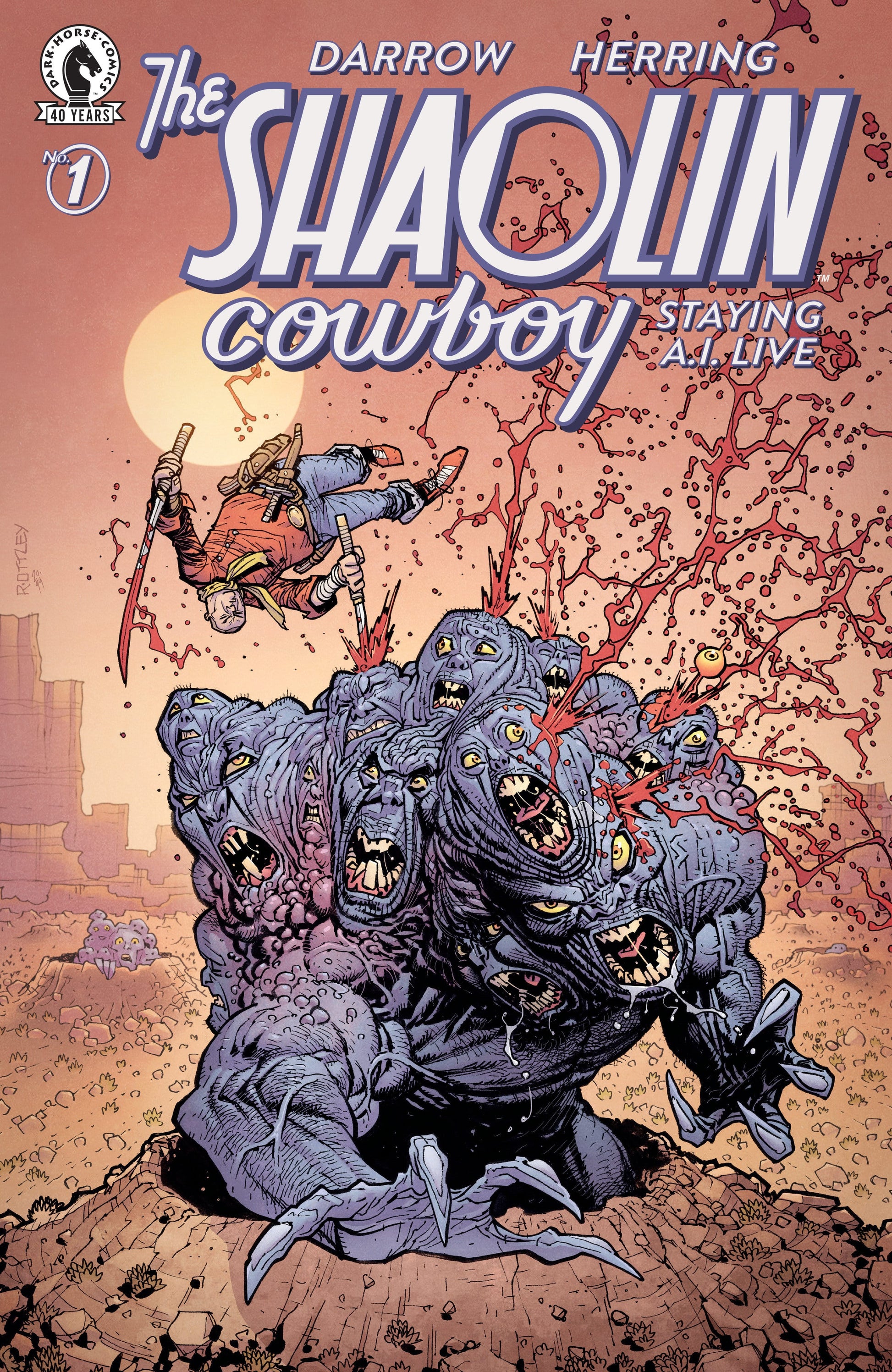 Dark Horse Comics NEW THIS WEEK Shaolin Cowboy: Staying A.I.Live #1 (CVR B) (Ryan Ottley) (VF/NM)