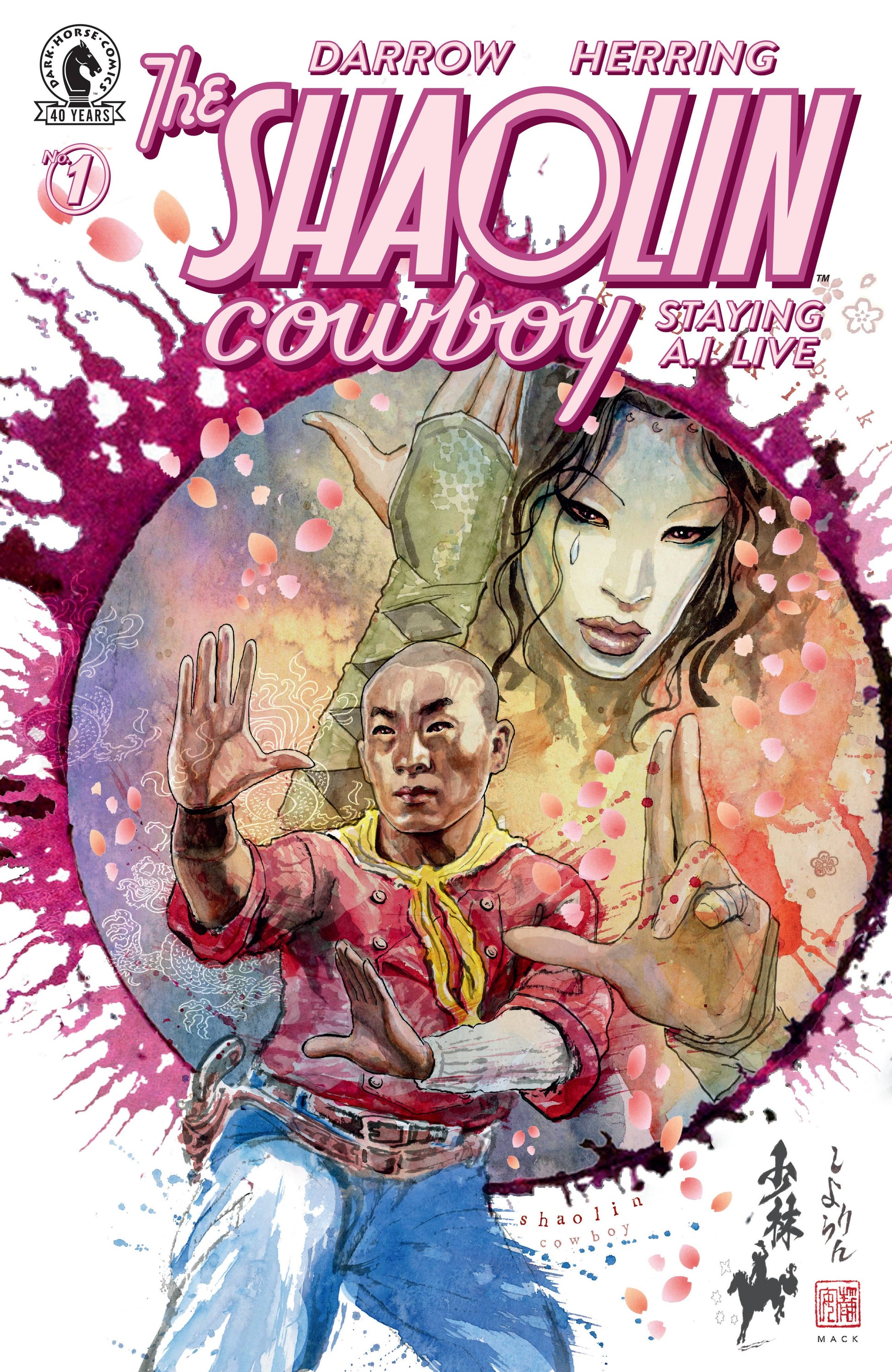 Dark Horse Comics NEW THIS WEEK Shaolin Cowboy: Staying A.I.Live #1 (CVR E) (David Mack) (VF/NM)