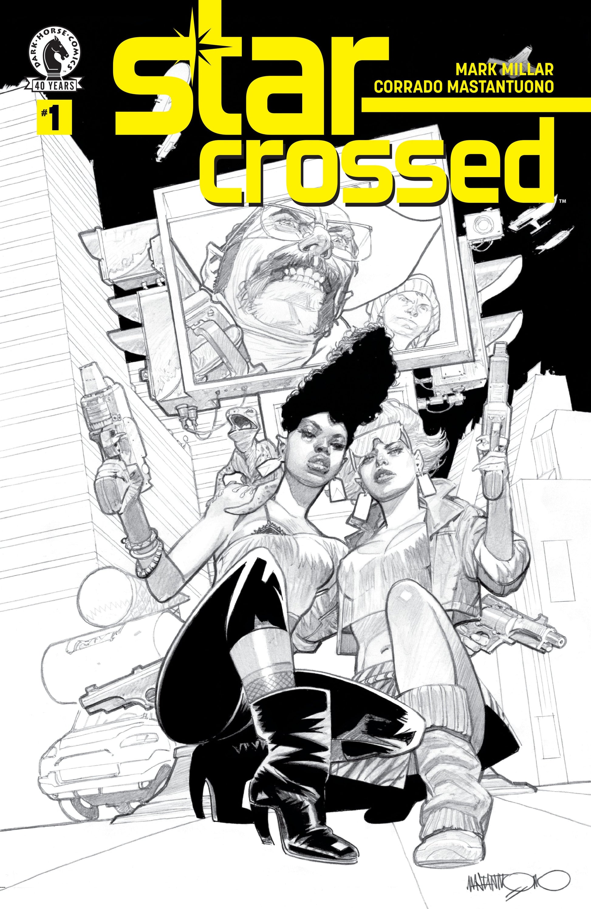 Dark Horse Comics NEW THIS WEEK Star-Crossed #1 (CVR B) (B&W) (Corrado Mastantuono) (VF/NM)