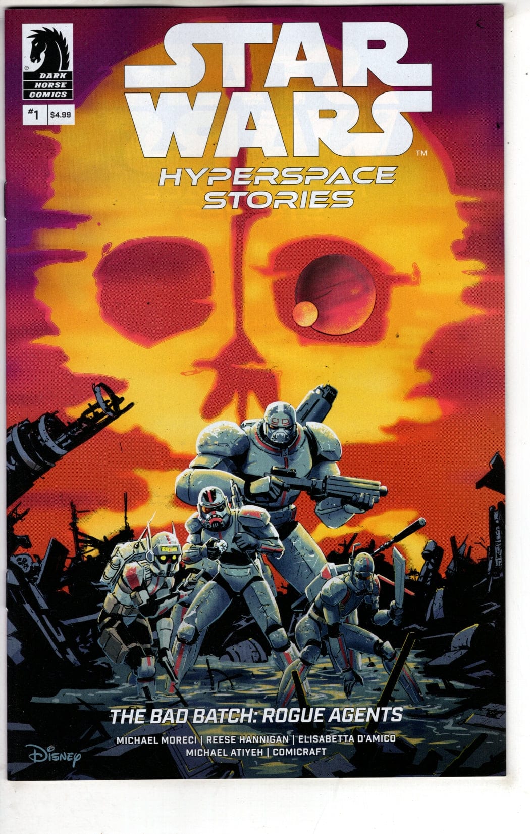Dark Horse Comics NEW THIS WEEK Star Wars: Hyperspace Stories: The Bad Batch--Rogue Agents #1 (Variant CVR B) (Riley Rossmo) (VF/NM)