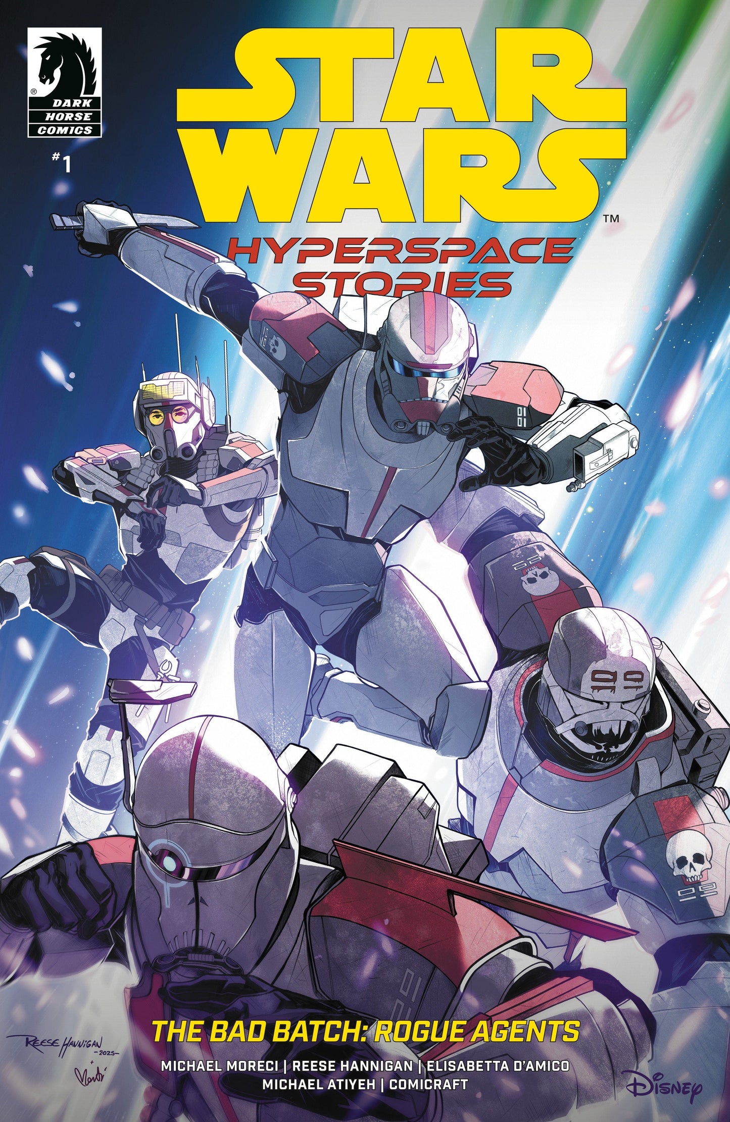Dark Horse Comics NEW THIS WEEK Star Wars: Hyperspace Stories: The Bad Batch--Rogue Agents #1 (Variant CVR C) (Reese Hannigan) (VF/NM)
