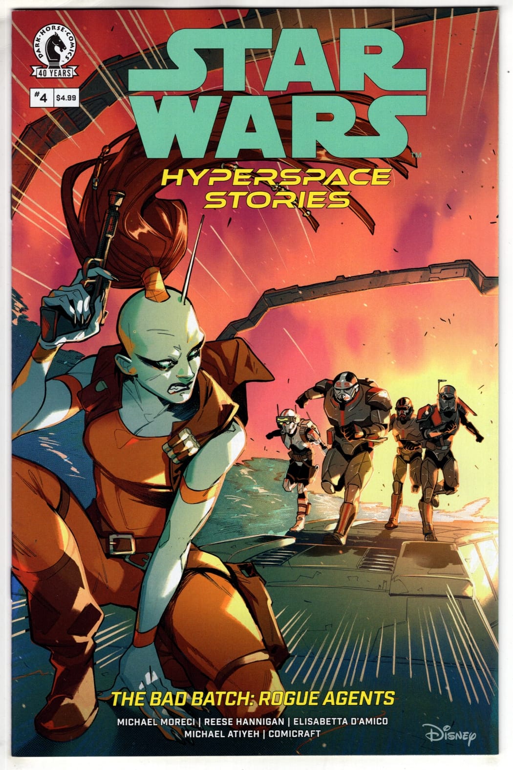 Dark Horse Comics NEW THIS WEEK Star Wars: Hyperspace Stories: The Bad Batch--Rogue Agents #4 (CVR A) (Valeria Favoccia) (VF/NM)
