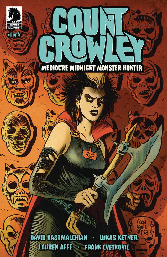DARK HORSE PRH COMIC BOOK COUNT CROWLEY MEDIOCRE MIDNIGHT MONSTER HUNTER #1 CVR B (VF/NM)