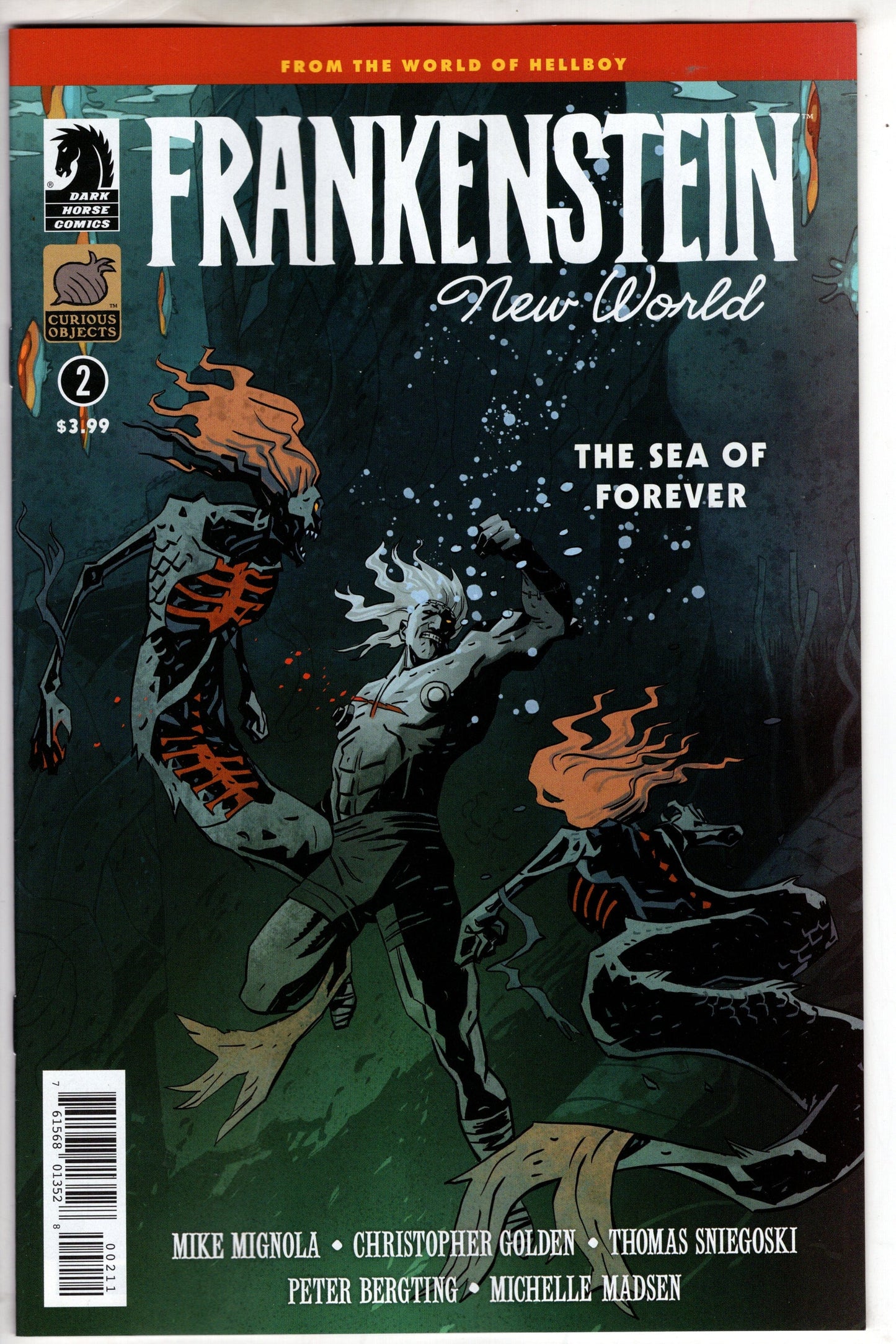 DARK HORSE PRH COMIC BOOK FRANKENSTEIN NEW WORLD SEA OF FOREVER #2