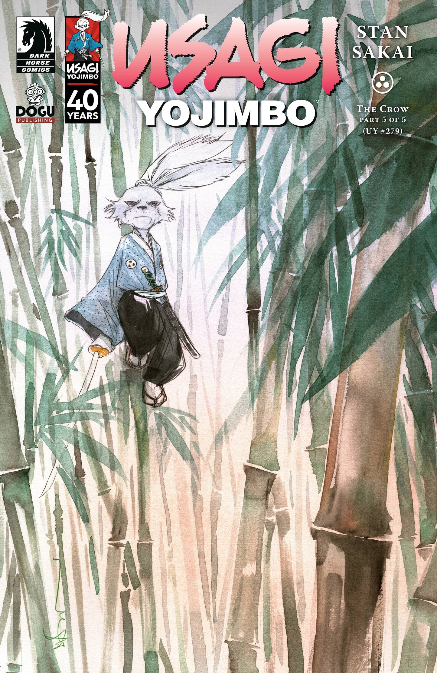 DARK HORSE PRH COMIC BOOK USAGI YOJIMBO CROW #5 CVR B  (VF/NM)