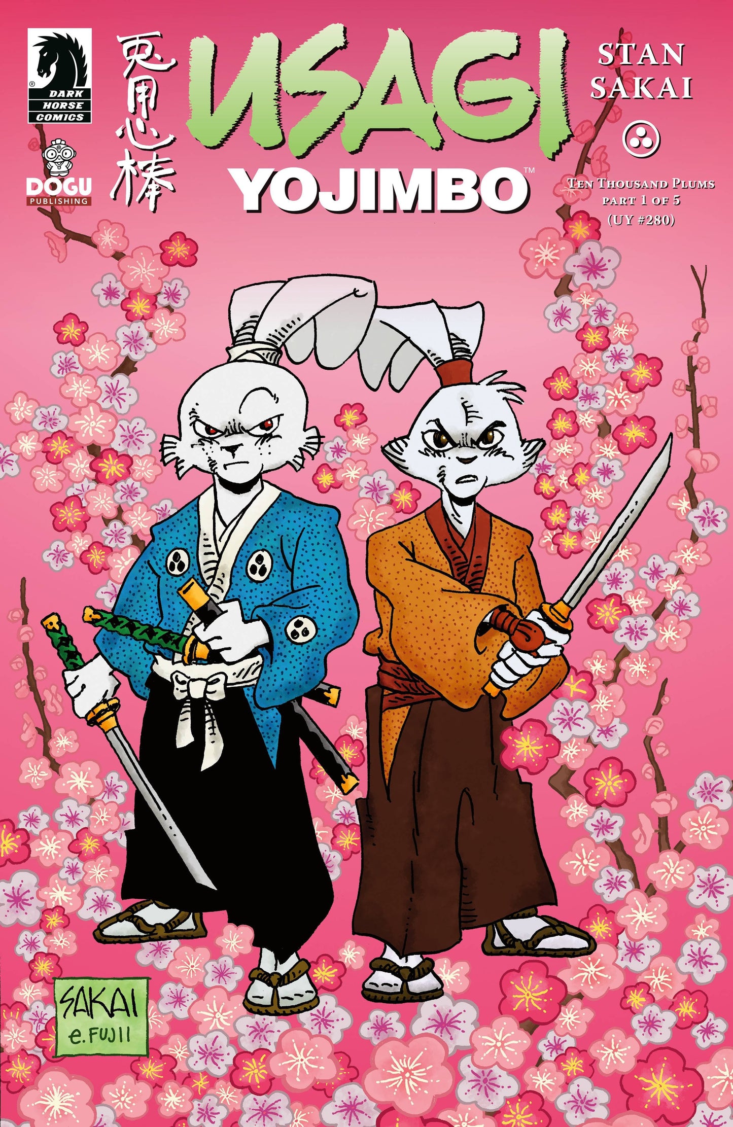 DARK HORSE PRH COMIC BOOK USAGI YOJIMBO TEN THOUSAND PLUMS #1 CVR A SAKAI