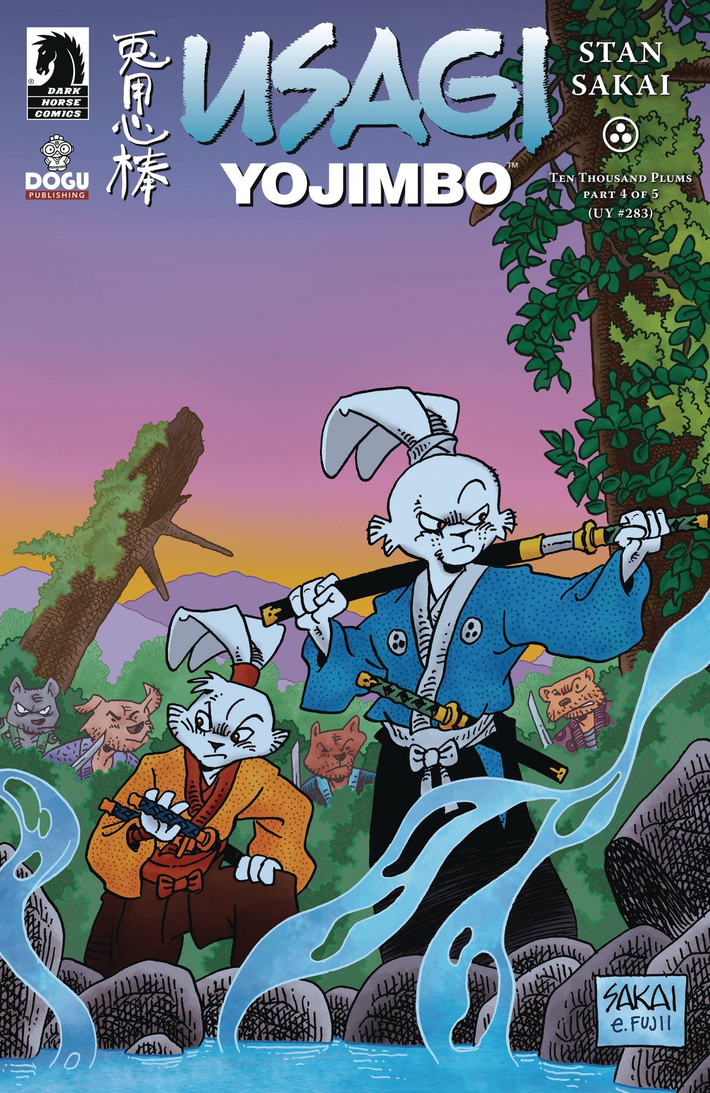 DARK HORSE PRH COMIC BOOK USAGI YOJIMBO TEN THOUSAND PLUMS #4 CVR A  (VF/NM)