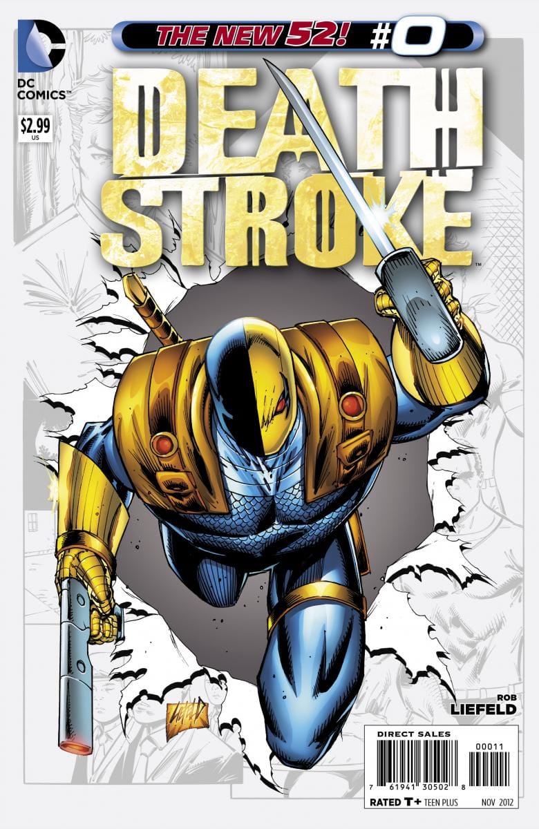DC COMIC BOOK Deathstroke #0 (VF/NM)