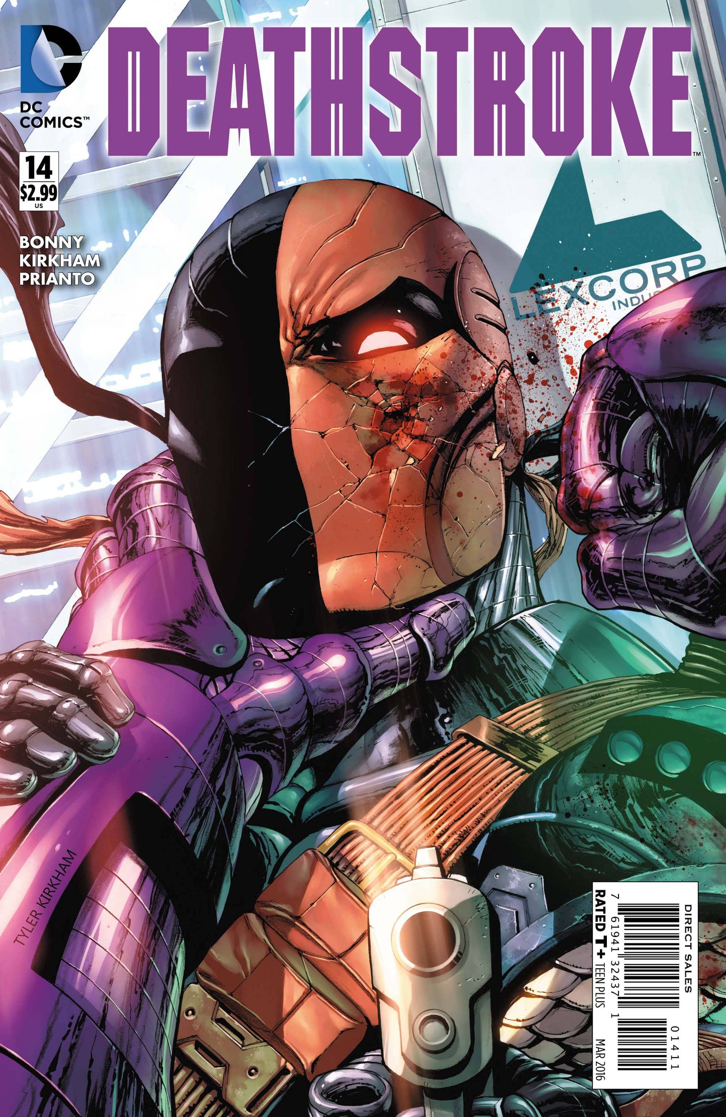 DC COMIC BOOK Deathstroke #14 (VF/NM)