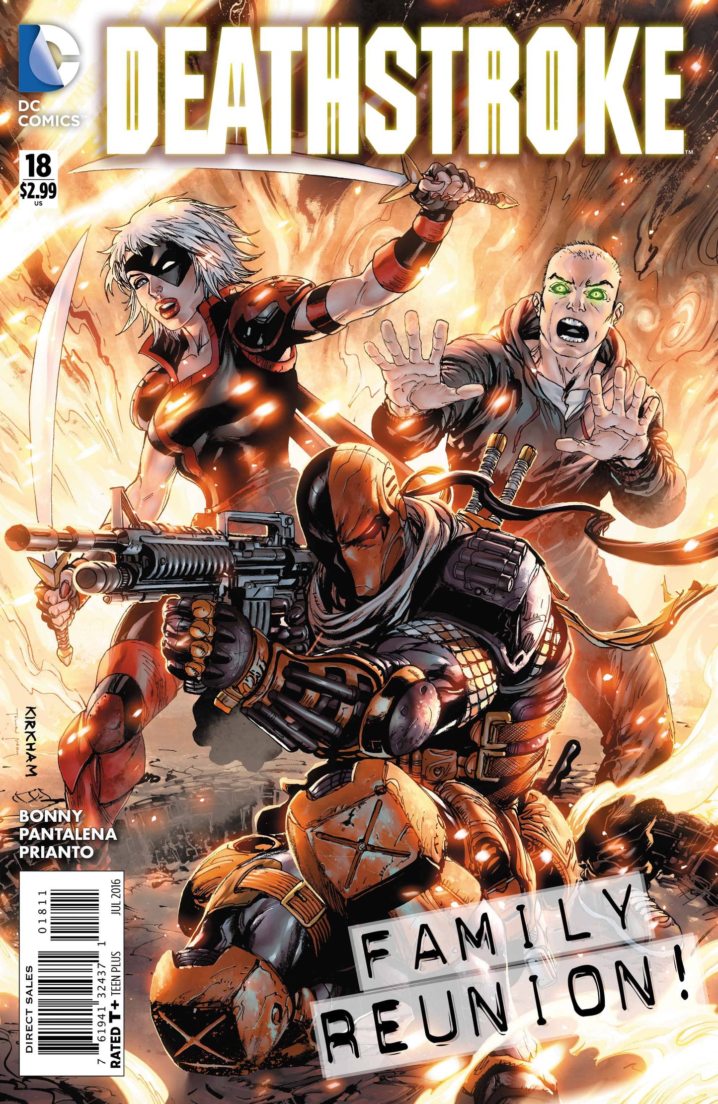 DC COMIC BOOK Deathstroke #18 (VF/NM)