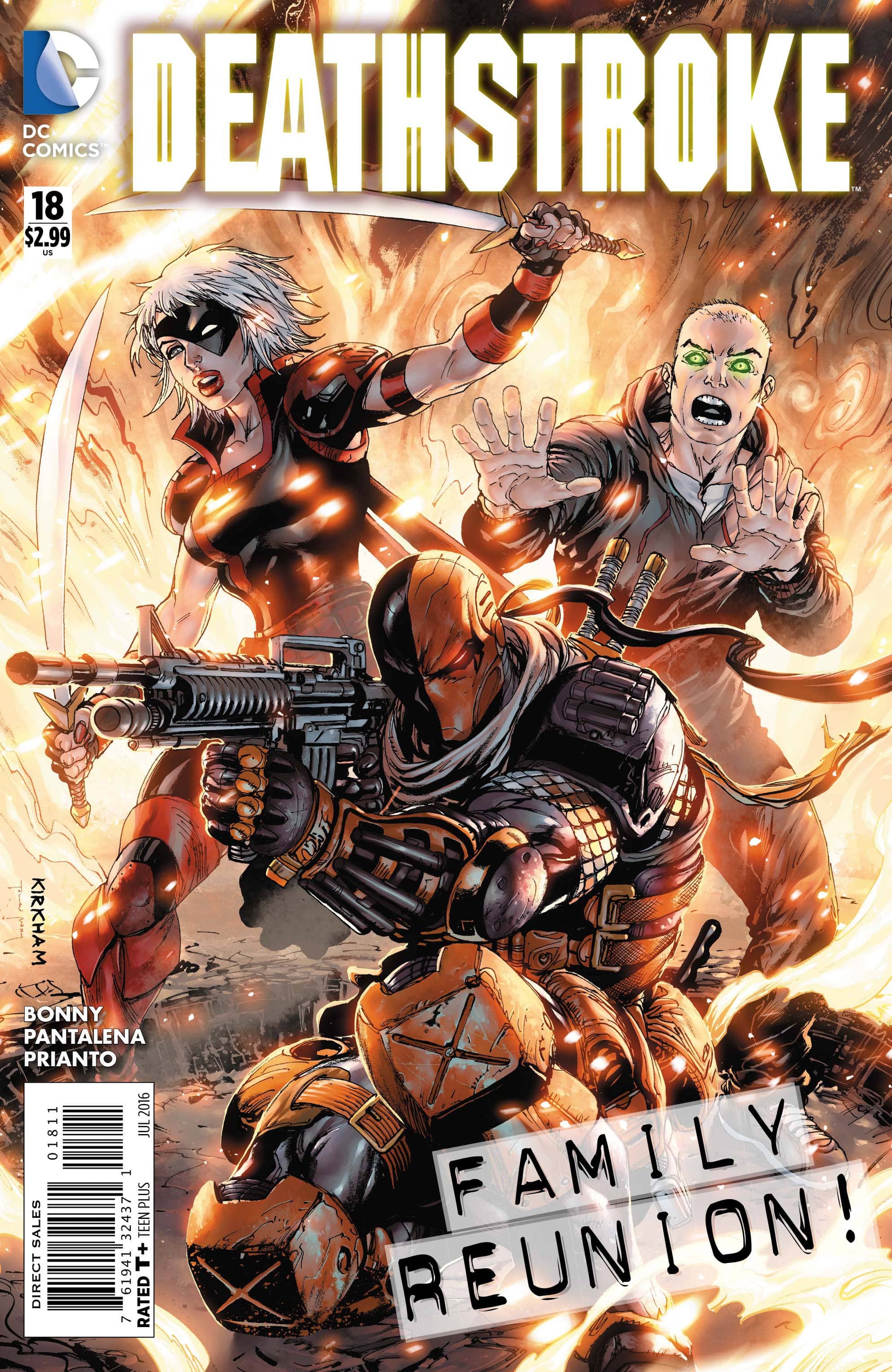 DC COMIC BOOK Deathstroke #18 (VF/NM)