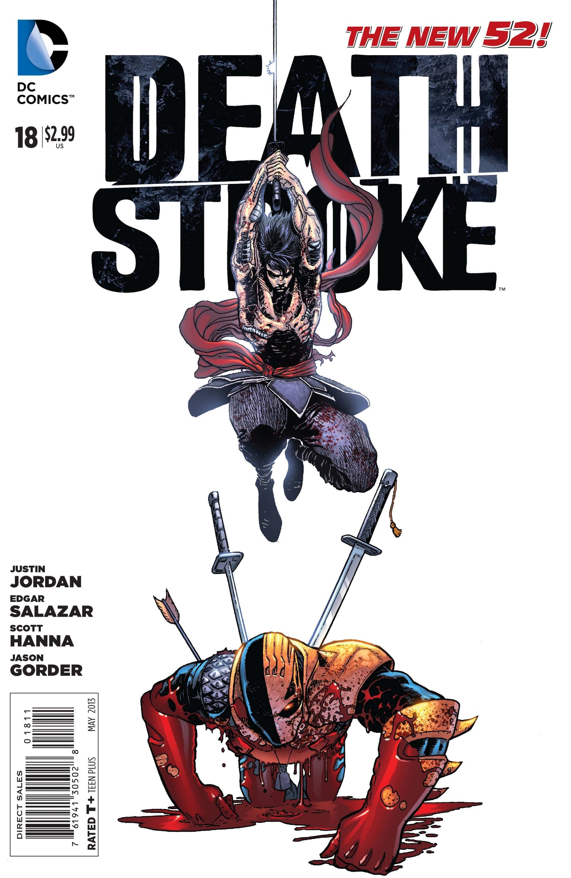 DC COMIC BOOK Deathstroke #18 (VF/NM)