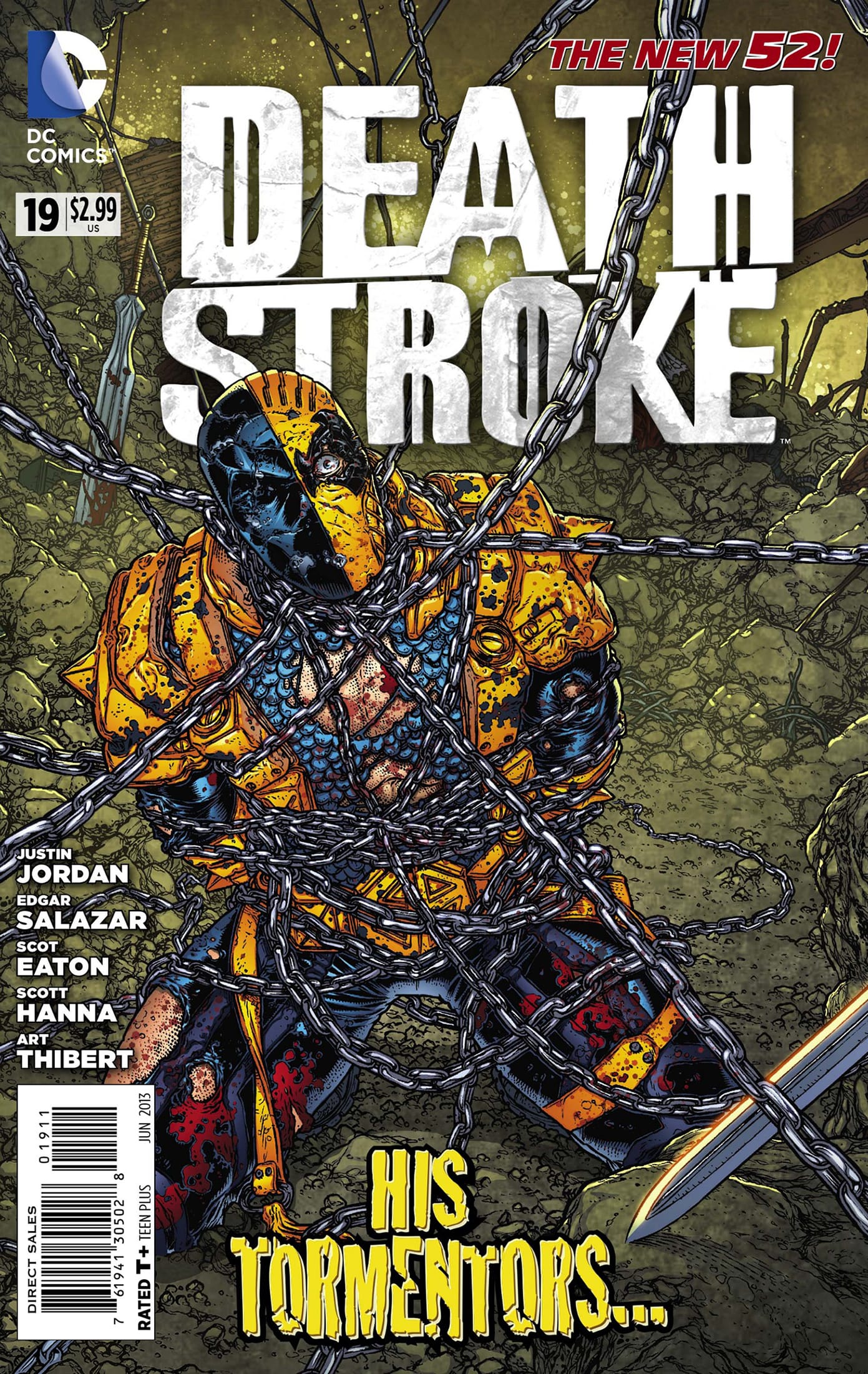 DC COMIC BOOK Deathstroke #19 (VF/NM)
