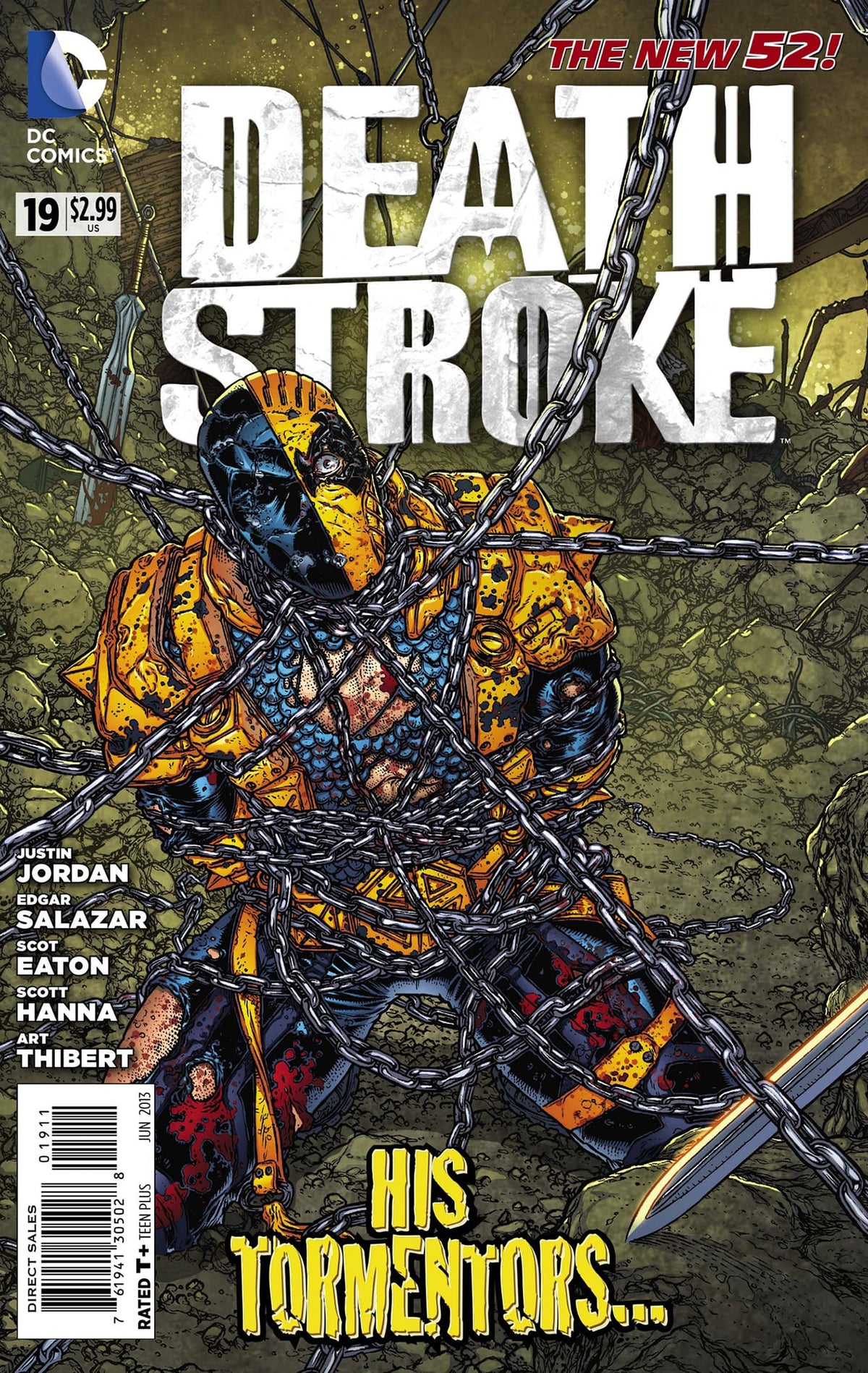 DC COMIC BOOK Deathstroke #19 (VF/NM)