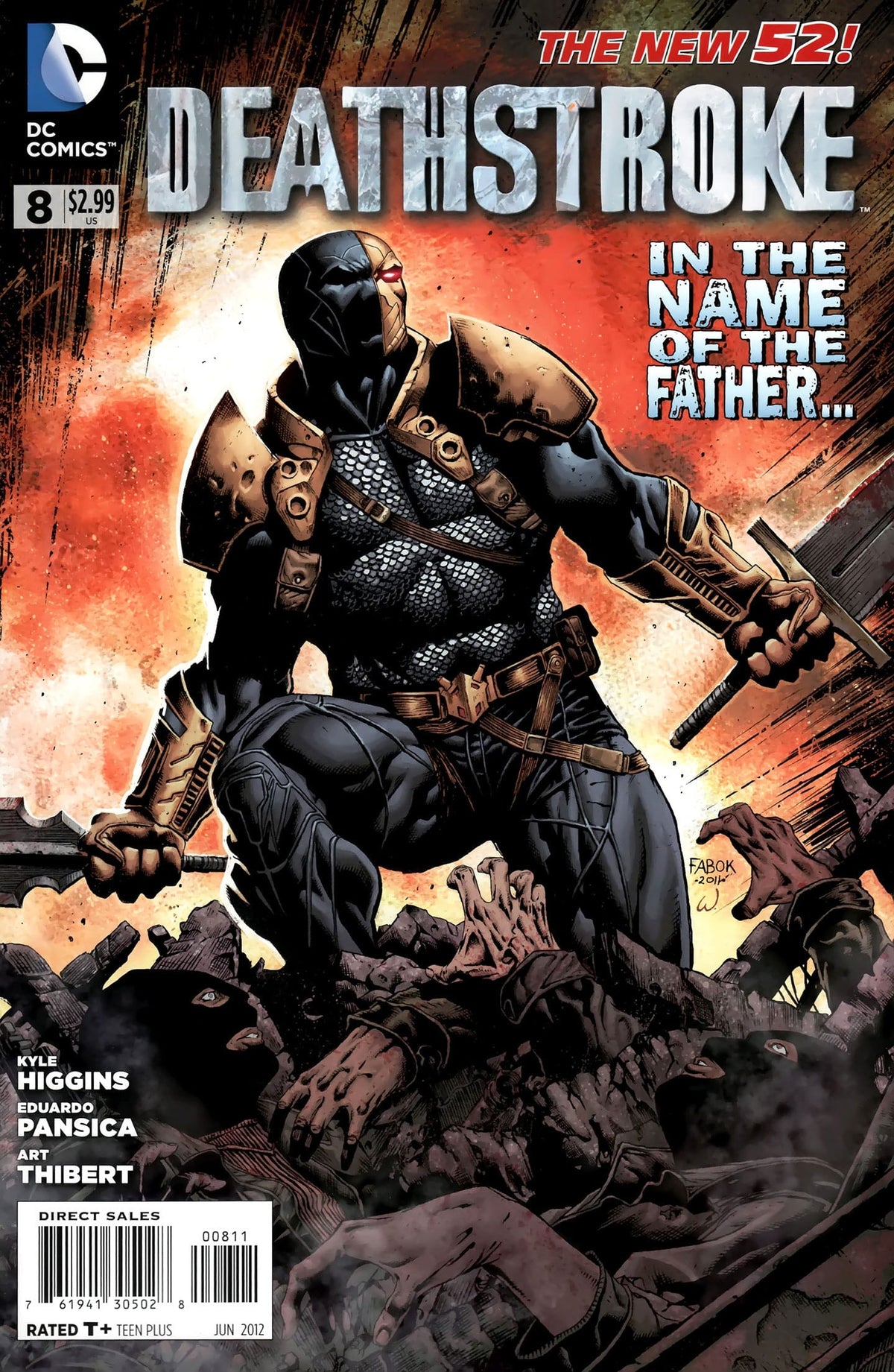 DC COMIC BOOK Deathstroke #8 (VF/NM)