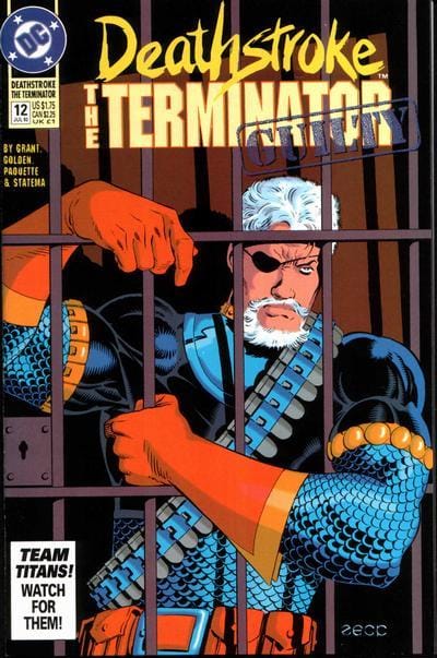 DC COMIC BOOK Deathstroke, the Terminator #12 (VF)
