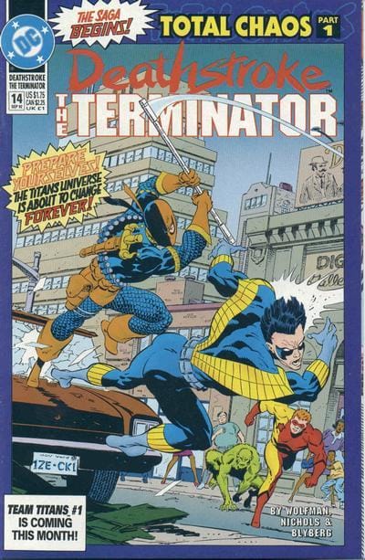 DC COMIC BOOK Deathstroke, the Terminator #14 (VF)