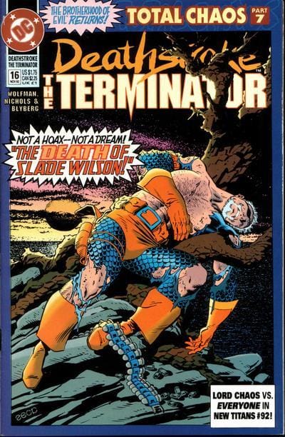 DC COMIC BOOK Deathstroke, the Terminator #16 (VF)