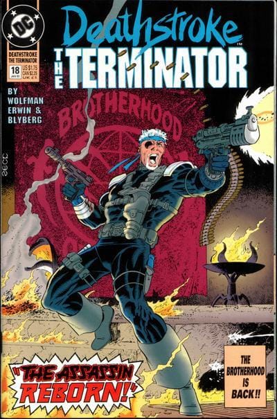 DC COMIC BOOK Deathstroke, the Terminator #18 (VF)