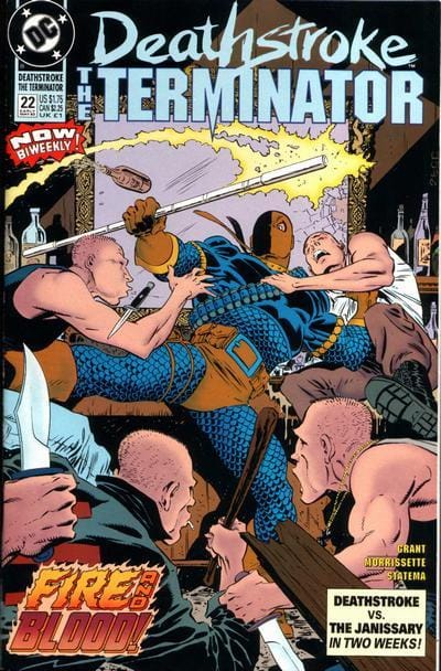 DC COMIC BOOK Deathstroke, the Terminator #22 (VF)