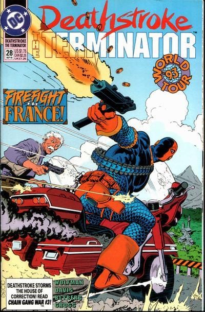 DC COMIC BOOK Deathstroke, the Terminator #28 (VF)