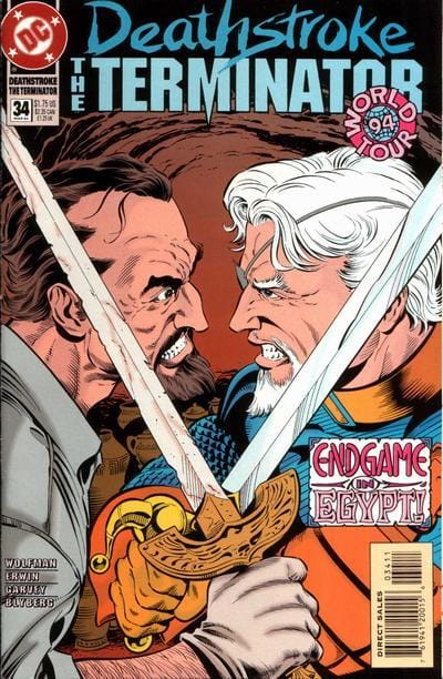 DC COMIC BOOK Deathstroke, the Terminator #34 (VF)