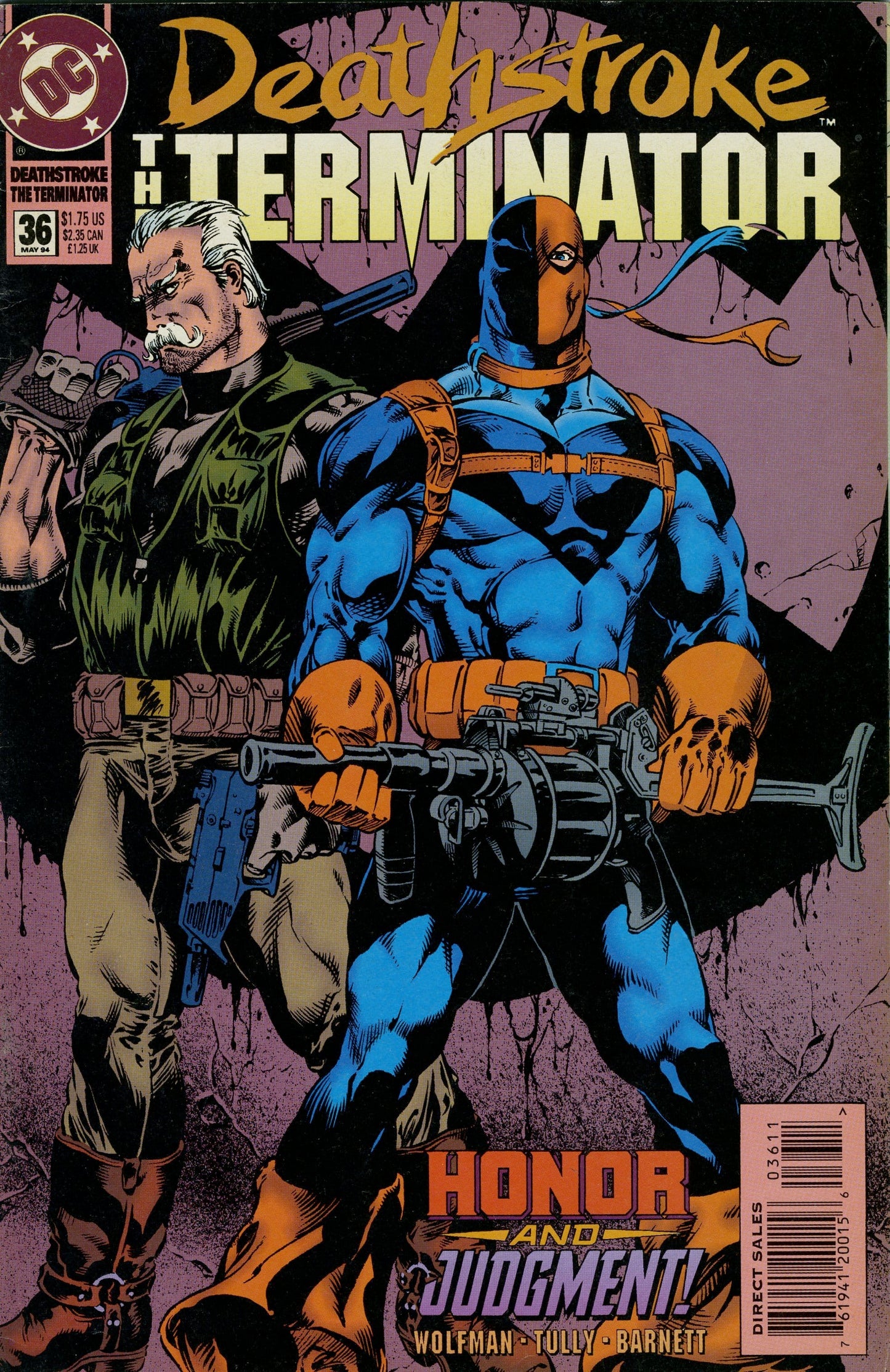 DC COMIC BOOK Deathstroke, the Terminator #36 (VF)