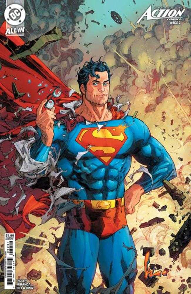 DC Comics Action Comics #1082 Cover C Kenneth Rocafort Card Stock Variant