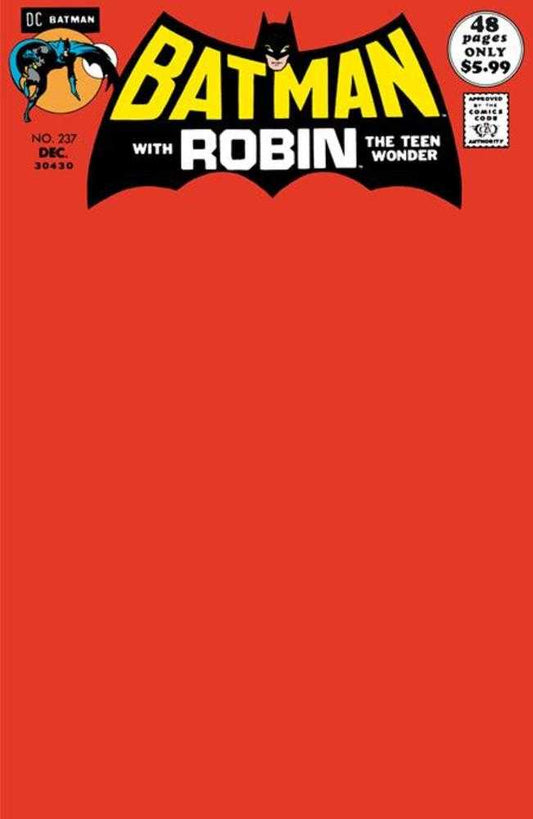 DC Comics Batman #237 Facsimile Edition Cover C Blank Variant