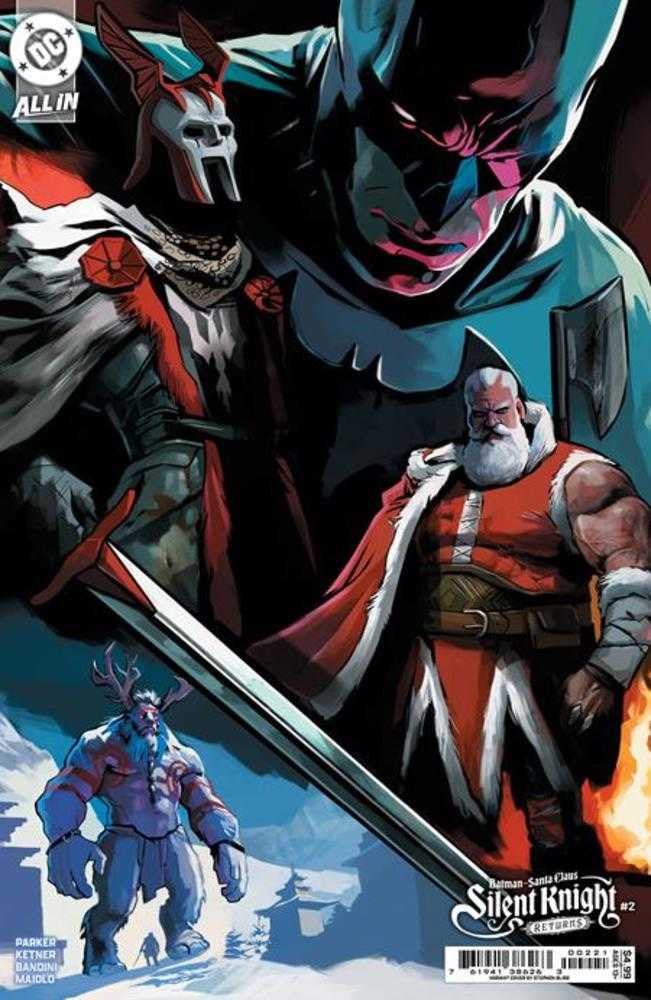 DC Comics Batman Santa Claus Silent Knight Returns #2 (Of 5) Cover B Stephen Bliss Card Stock Variant