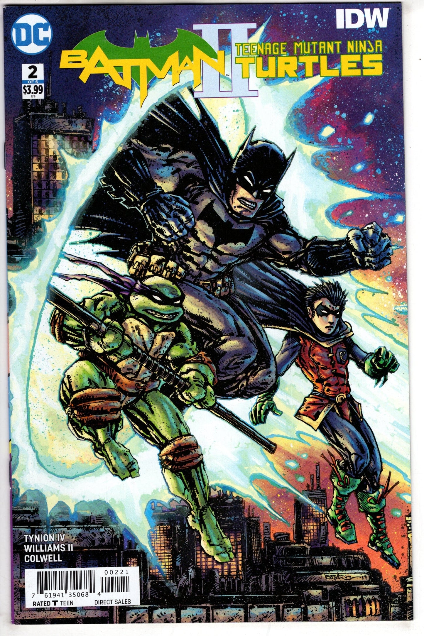 DC COMICS BATMAN TEENAGE MUTANT NINJA TURTLES II #2 (OF 6) VAR ED