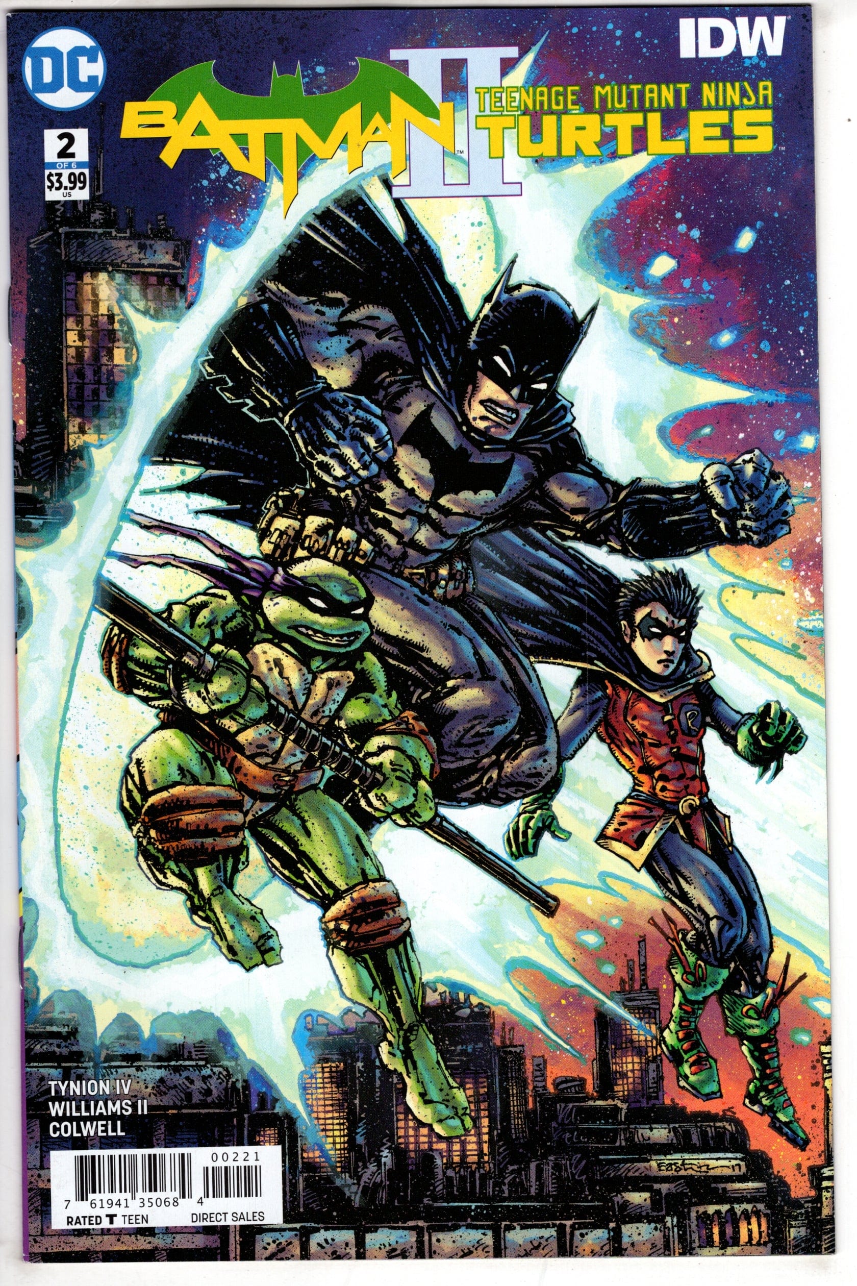 DC COMICS BATMAN TEENAGE MUTANT NINJA TURTLES II #2 (OF 6) VAR ED