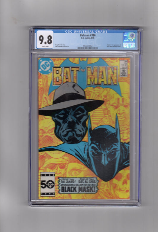 DC Comics CGC Comic BATMAN #386 CGC 9.8