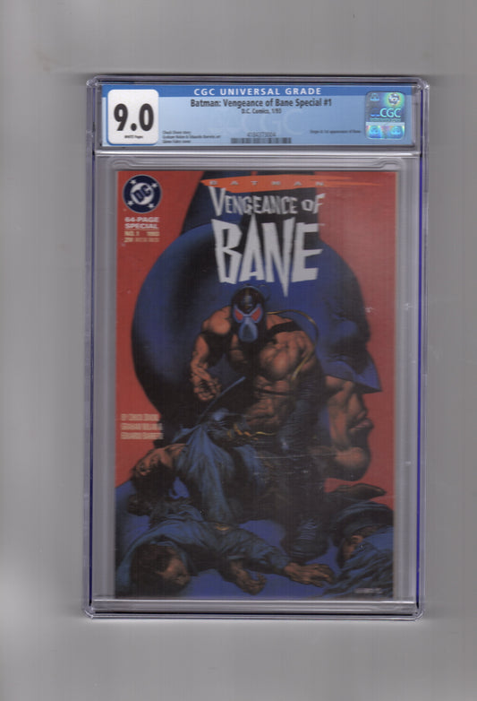 DC Comics CGC Comic BATMAN VENGEANCE OF BANE SPECIAL #1 CGC 9.0