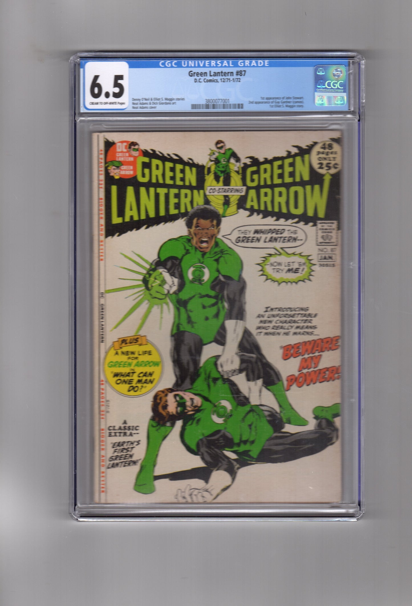 DC Comics CGC Comic GREEN LANTERN #87 CGC 6.5