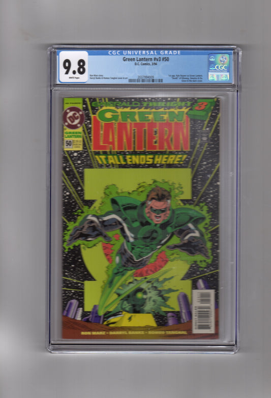 DC Comics CGC Comic GREEN LANTERN #V3 50 CGC 9.8