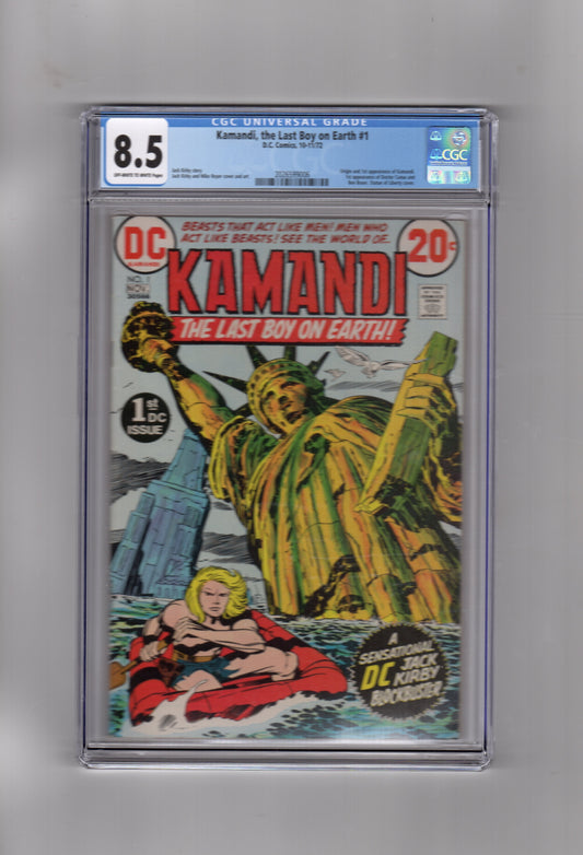 DC Comics CGC Comic KAMANDI THE LAST BOY ON EARTH #1 CGC 8.5